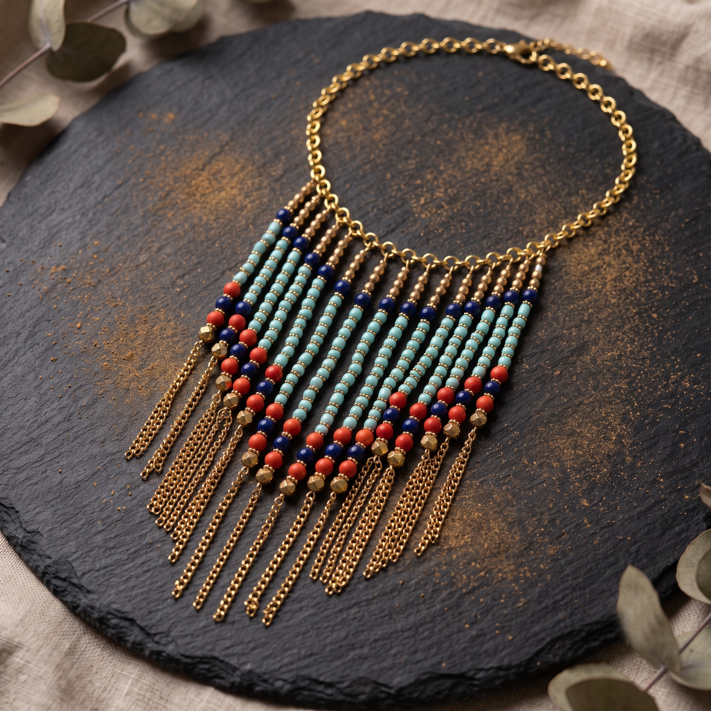 Scarlet River Necklace