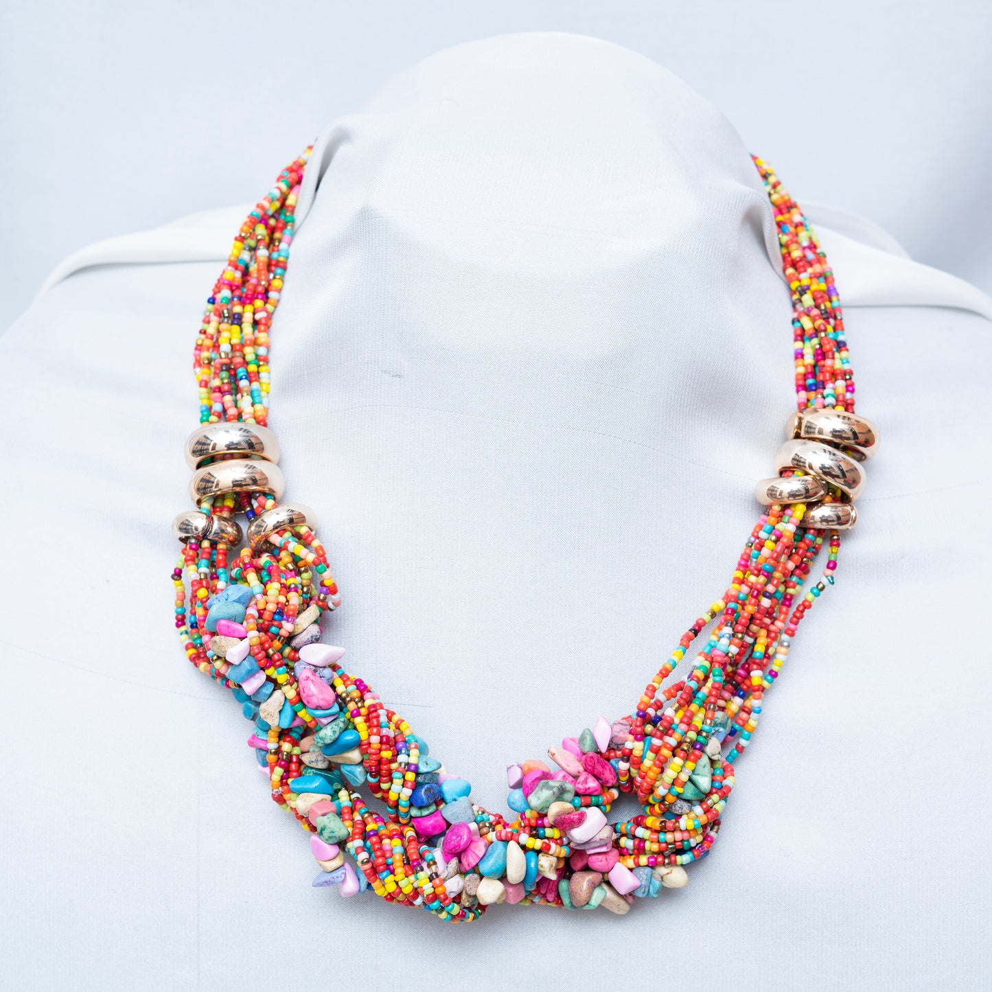 Multi Colored Stones Maala