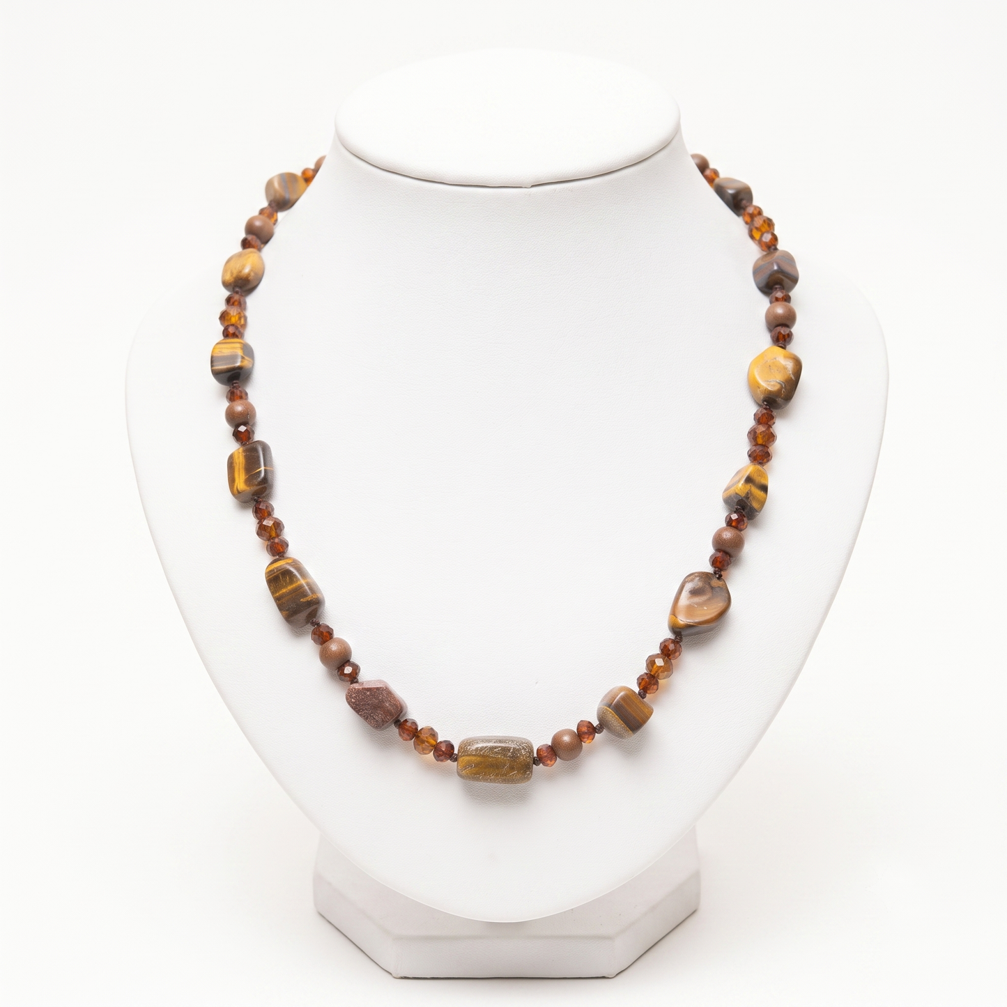 Tiger Eye Stones Choker