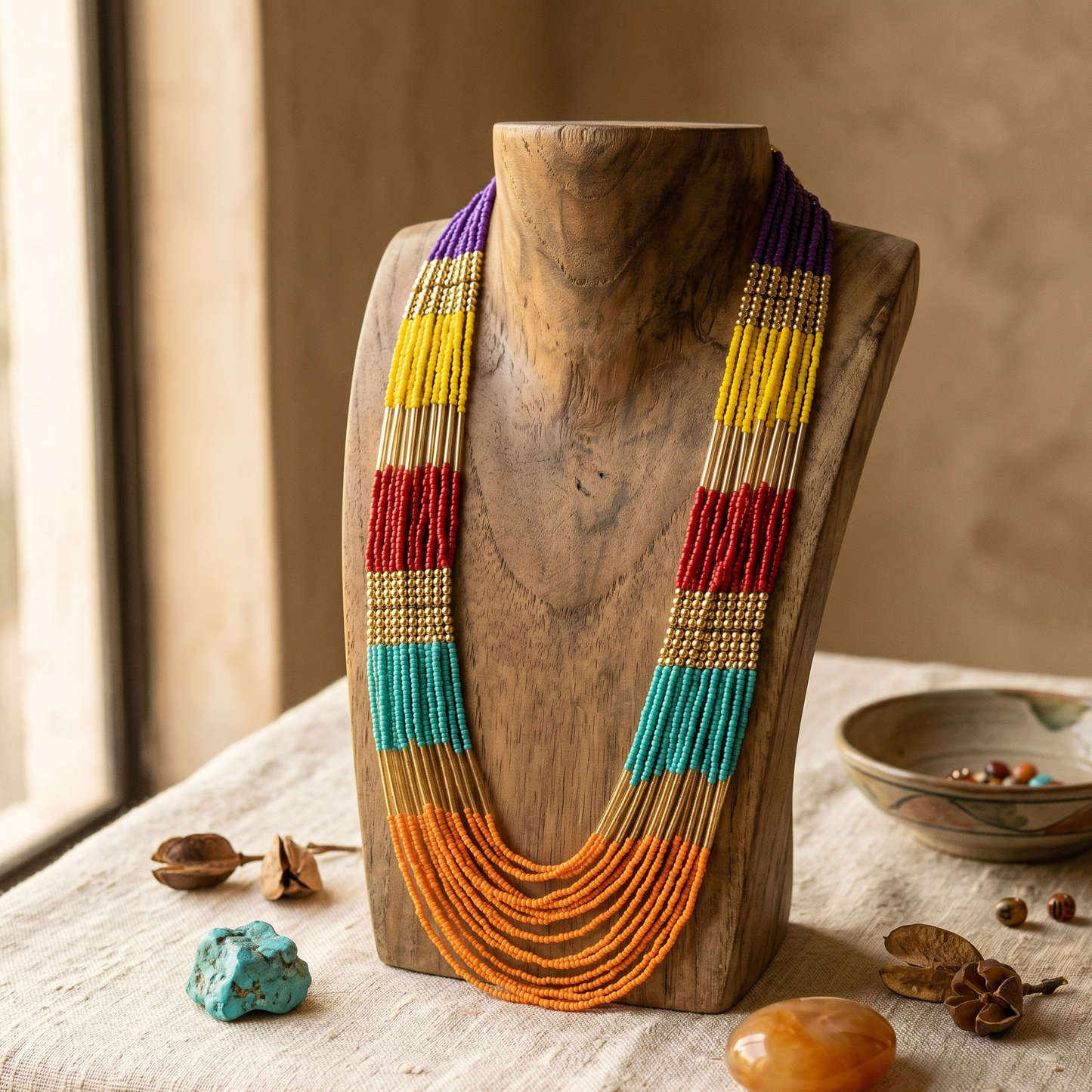 Multi Colored Maala
