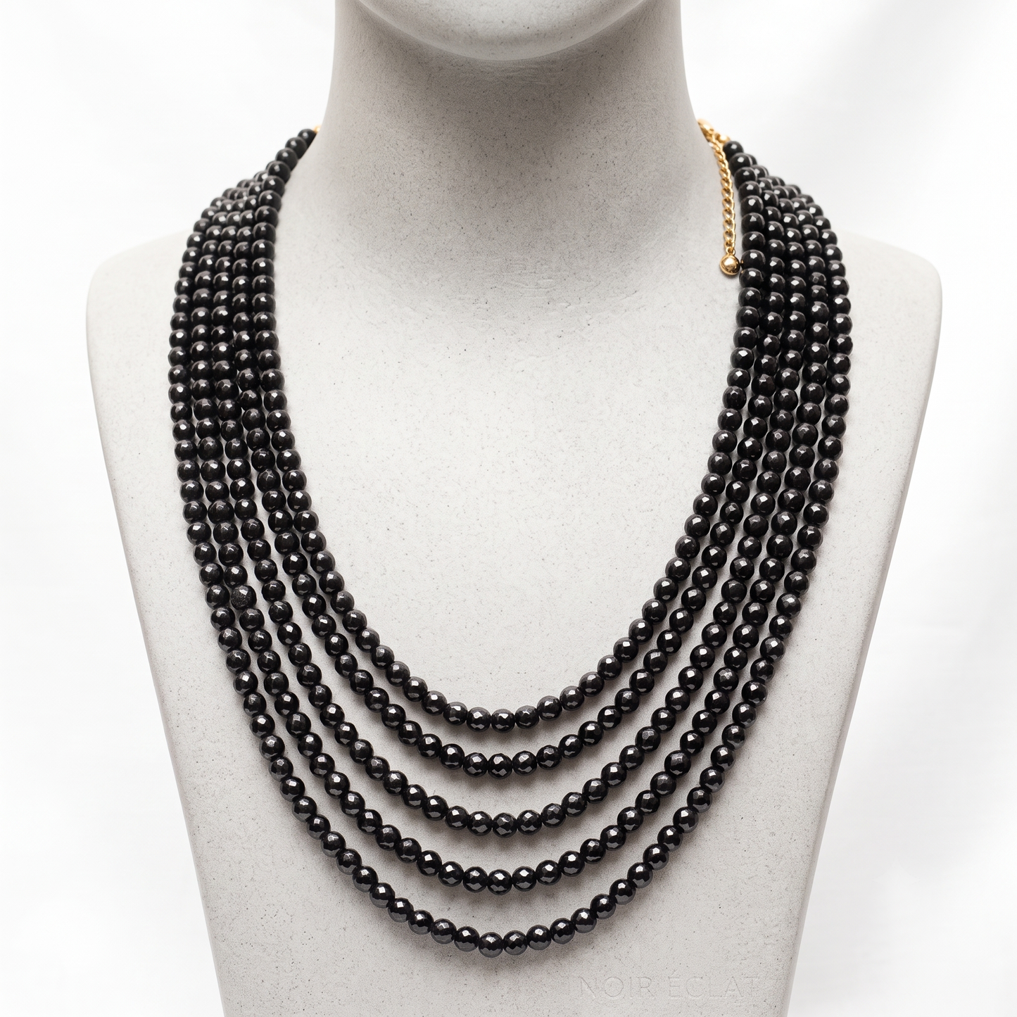 Black Onyx Stones Necklace