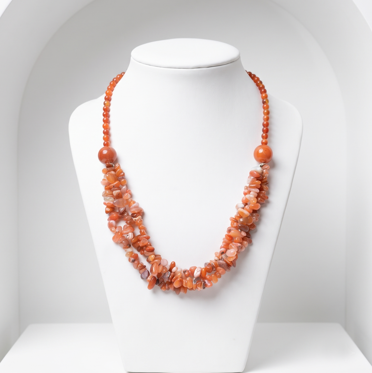 Carnelian Stones Necklace