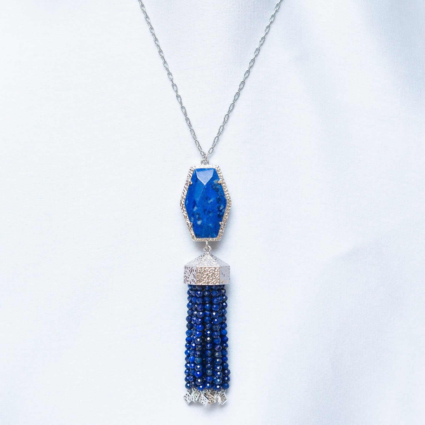 Blue Gemstone Maala