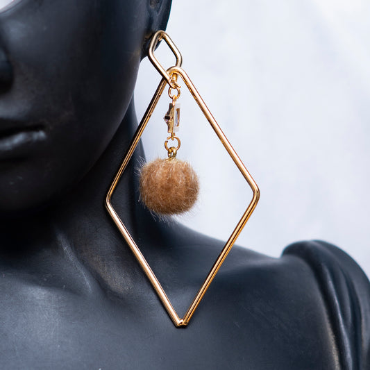 Brown Earrings
