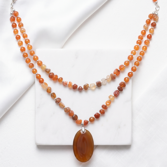 Carnelian Stones Necklace