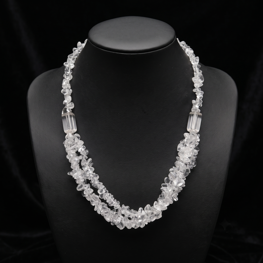 Clear Quartz Stone Necklace