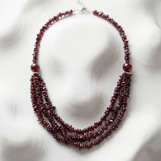 Garnet Stones Necklace