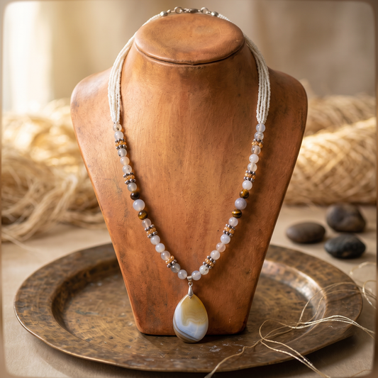 Agate Stone Necklace