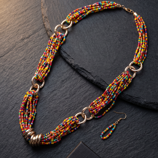 Multi Colored Maala
