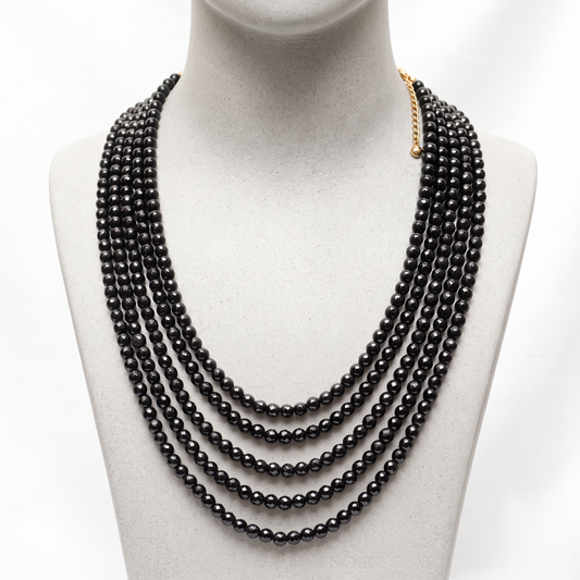 Black Onyx Stones Necklace