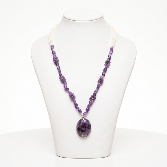 Amethyst Stone Necklace