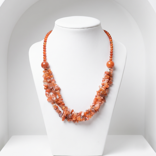 Carnelian Stones Necklace