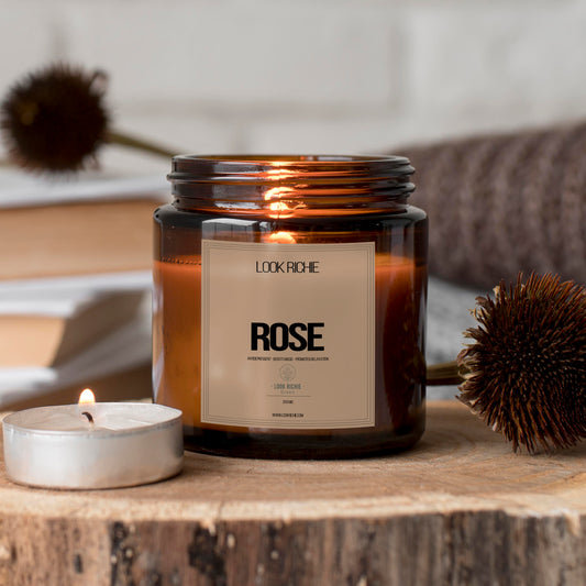 Rose Candle