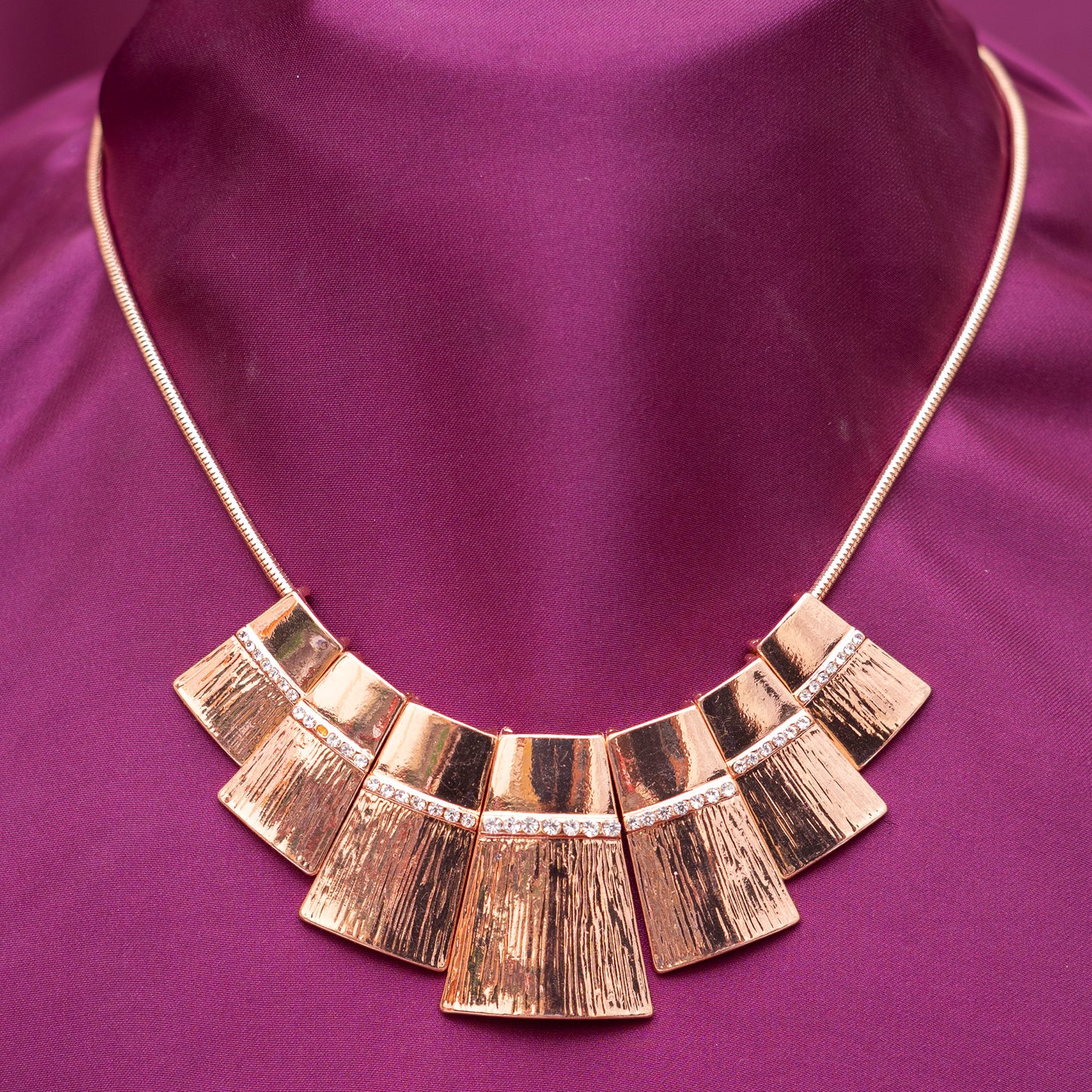Gold N Zirconia Necklace Set