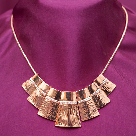 Gold N Zirconia Necklace Set