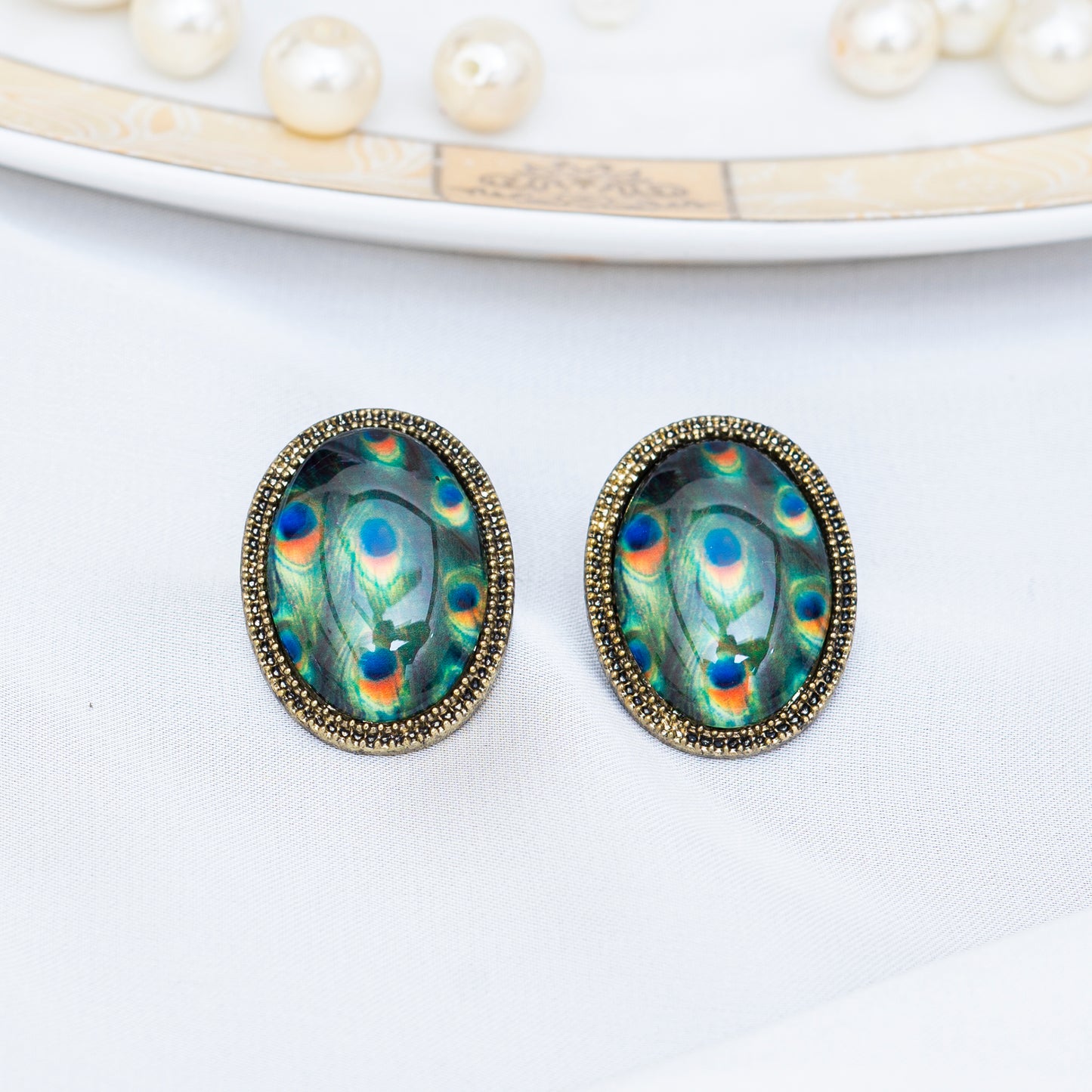 Peacock Earrings